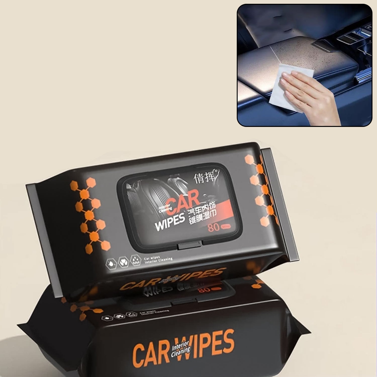 Car Dashboard Scratch Remover Tissue (80 Pcs Set) Car Dashboard Scratch Remover Tissue (80 Pcs Set)